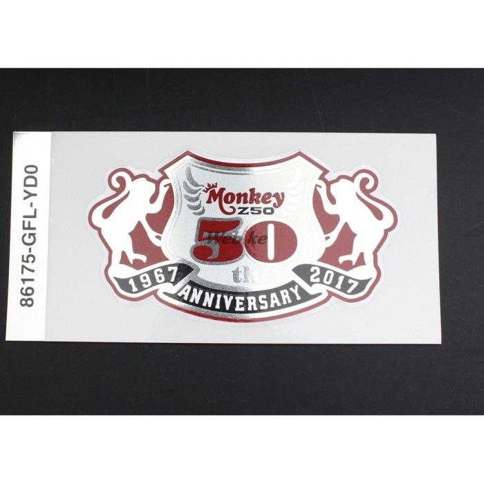 

STIKER MONKEY 50CC 50TH ANNIVERSARY HONDA GENUINE ACCESSORIES