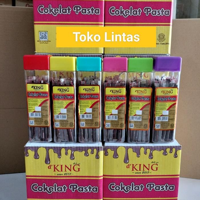 

Barang Terlaris Cokelat Pasta D'King Coklat Hitam Manis Cair Lumer Per Dus 6 Toples Cod
