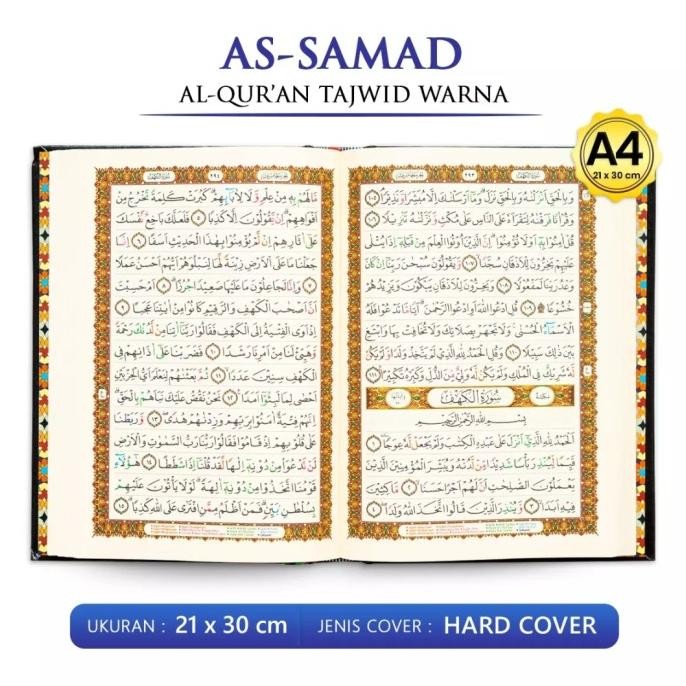 

Al-qur'an Mushaf As-samad - Tajwid Warna Ukuran Besar (A4)!! IS81