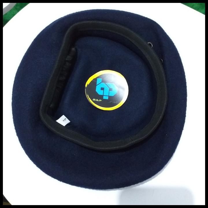 Terlaris Baret Biru Dongker Kemenkumham ( Model Camel ) Polsuspas Good Quality