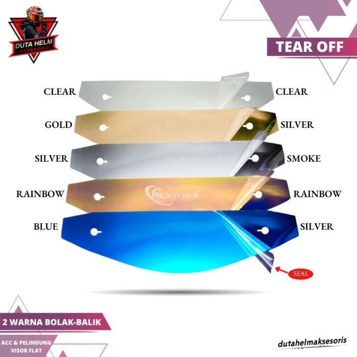 HEMAT TERMURAH Tear Off NHK GP1000 GP 1000 Iridium Aksesoris Kaca Visor Helm