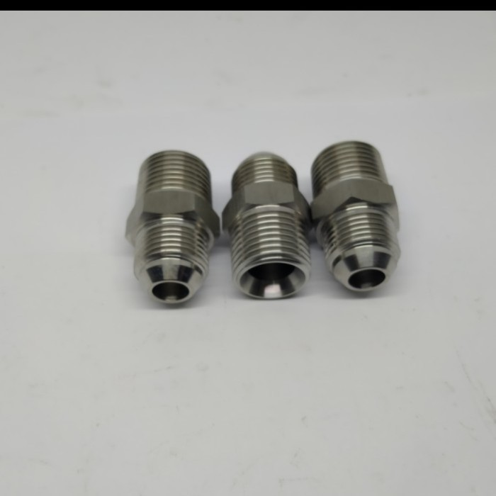 1 Npt X Jic Double Nepple Stainless 304