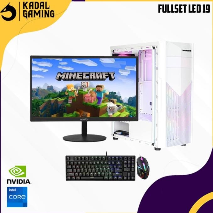 Pc Gaming Intel Core I7 Vga Nvidia 4Gb Vram 8Gb Ram Komputer Fullset Original