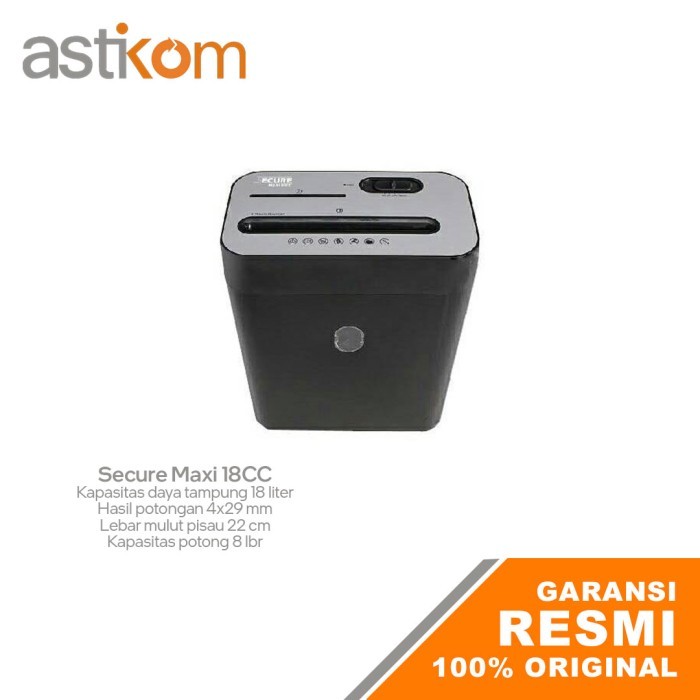 

HOT SALE! Paper Shredder Secure Maxi 18CC Mesin Penghancur Kertas