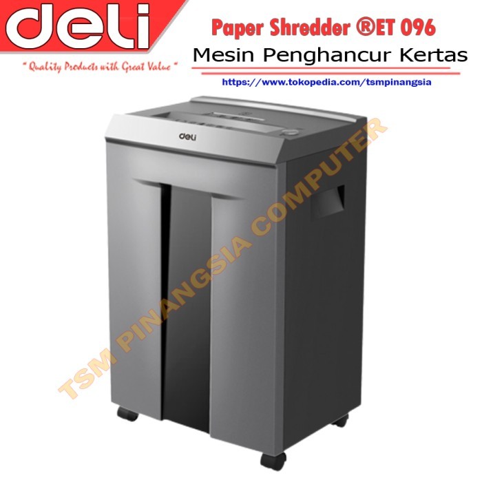

PROMO! Deli ET096 Mesin Penghancur Kertas / Paper Shredder 30 Liter