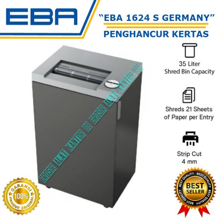 

Paper Shredder EBA 1624 S Germany / Mesin Penghancur Kertas EBA 1624S