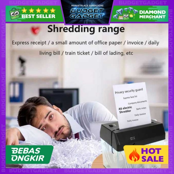 

Automatic Mini USB Paper Shredder with Letter Opener