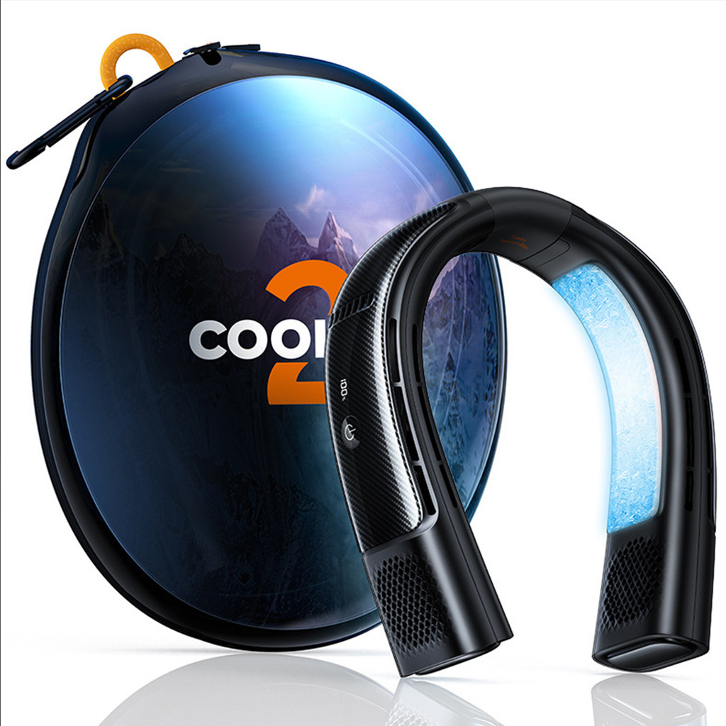 LIVIN Neck Air Conditioner Cooling Neck Fan Rechargeable Portable Neck Fan 3 Mode Personal Fan Blade