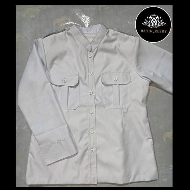Terlaris Kemeja Pdh Putih Jumbo Pria Wanita | Seragam Kantor | Seragam Pns | Kemeja Dinas Pns | Baju