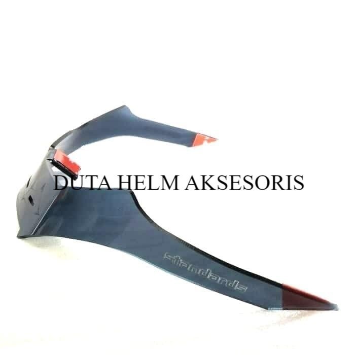SPECIAL SPOILER HELM ZEUS 813 FULL FACE AKSESORIS HITAM CLEAR GROSIR TERMURAH