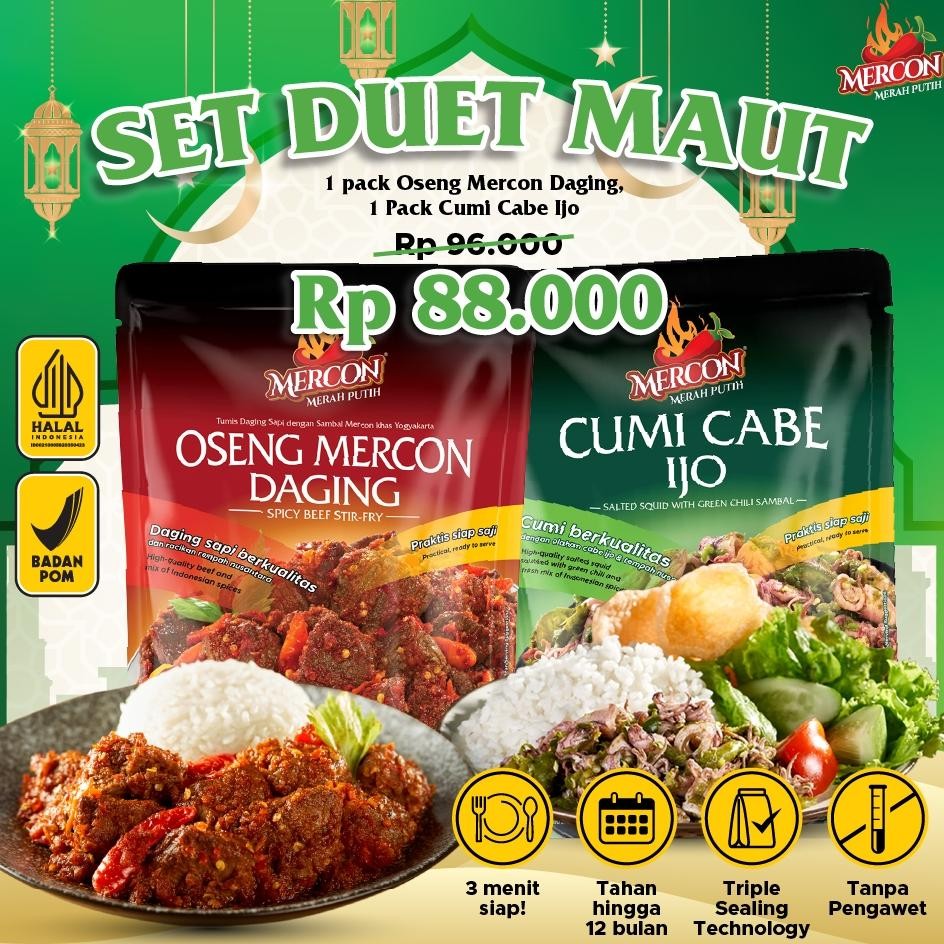 

Mercon Merah Putih Et Duet Mercon Oeng Mercon Daging Cu Cabe Ijo