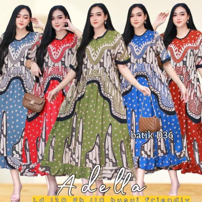 baru pakaian wanita daster batik payung kimono tali samping bahan rayon super premium