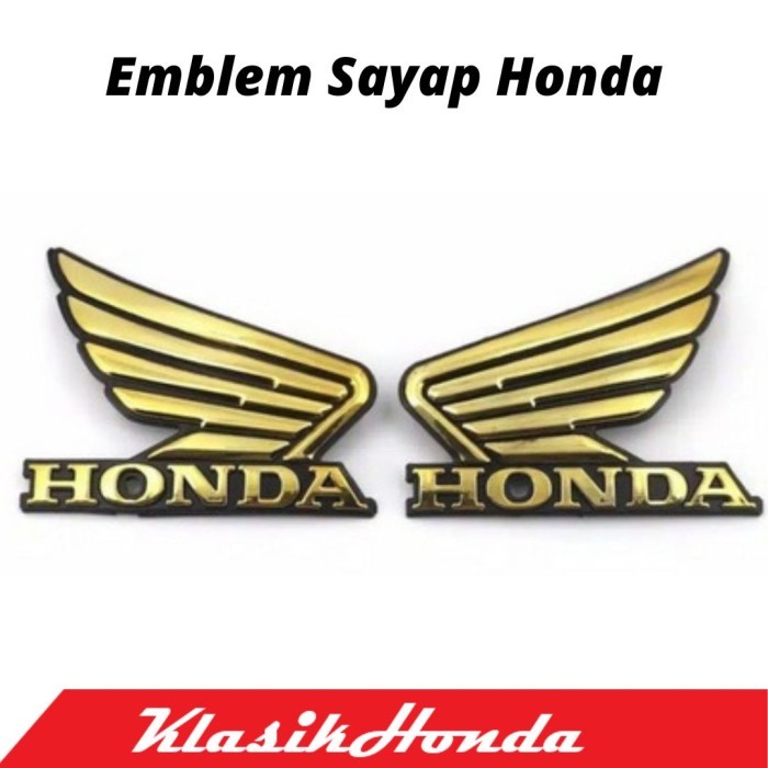 Emblem Tangki Honda Monkey / Gorilla Skyteam / Gazgas