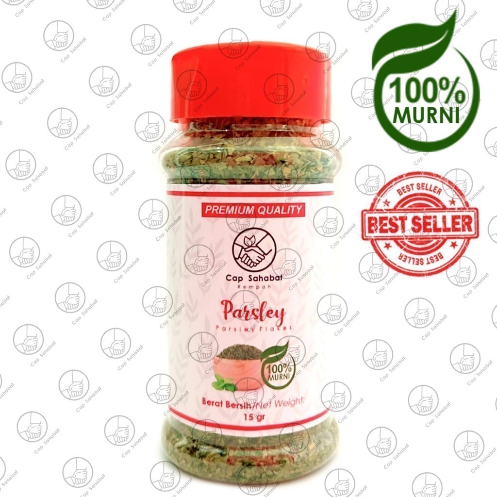

Cap Sahabat - Parsley Kering Botol Premium / Dried Parsley Leaves
