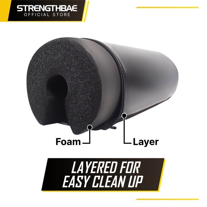 Jumbo Hip Thrust Pad STRENGTHBAE Barbell Pad Squat Pad Bantalan Hip Thrust Glute Cushion