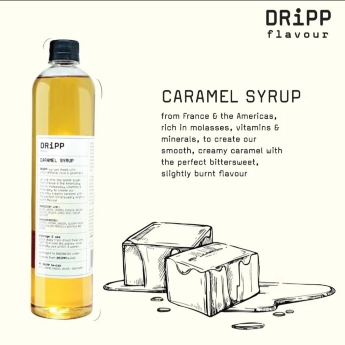 

Dripp Syrup Caramel - Sirup Karamel 760ml