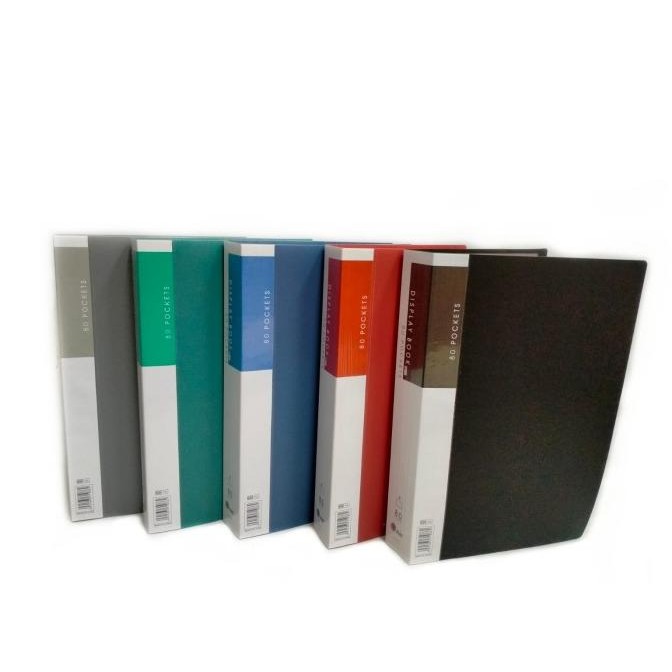 MAP DOKUMEN CLEAR HOLDER ISI 80 DOCUMENT KEEPER FOLIO DISPLAY BOOK STOK TERBATAS