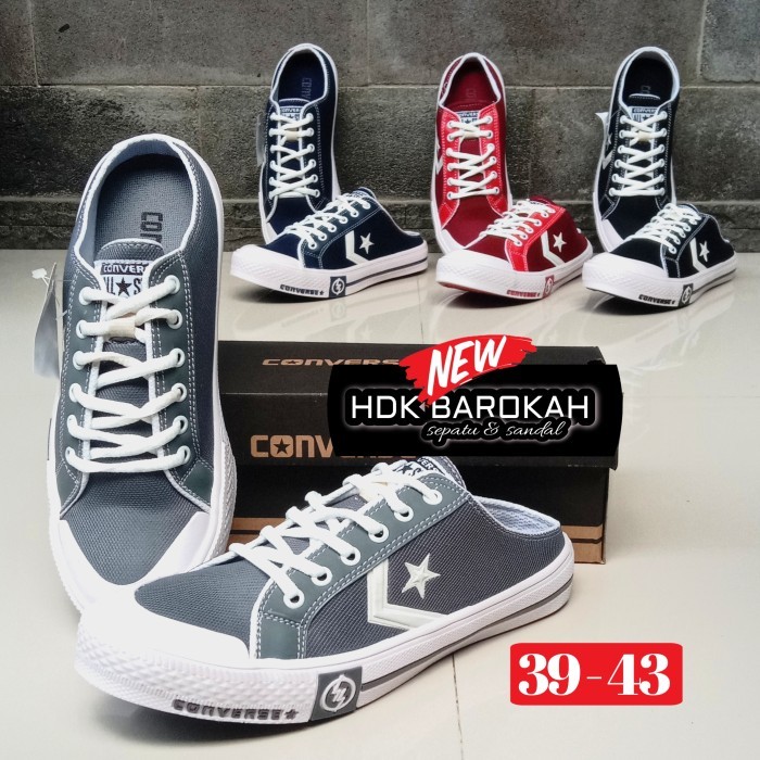 Sepatu Slip On Pria Converse One Star Slop Pria Sneakers Pria