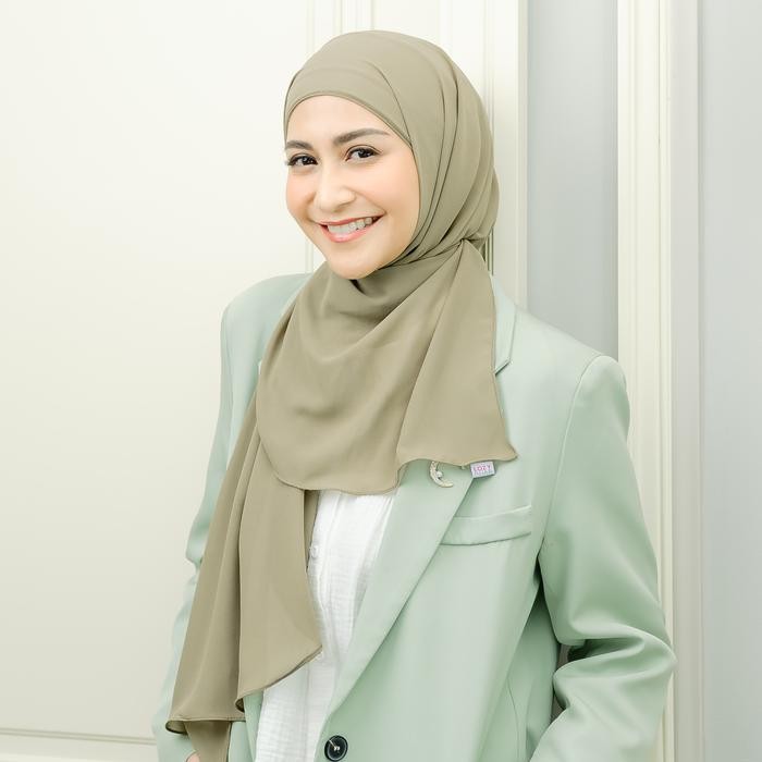 Lozy Hijab - Bawal Inner Oval (Pashmina Inner Oval) Ceruty Panjang Muslim Kerudung