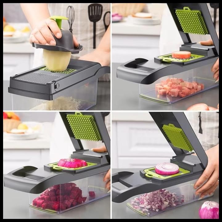 Terlaris Potato chipper alat pemotong Stik kentang goreng pisau potong kentang Sayur wortel Bawang K