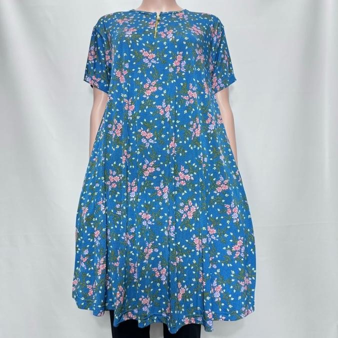 baru dress jersey super jumbo daster mayung ld 130- 160