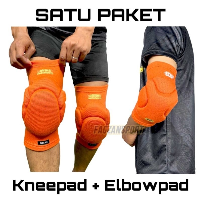 New Kneepad V2 dan elbow pad pro touch futsal jonas Pelindung lutut dan siku kiper futsal sepakbola