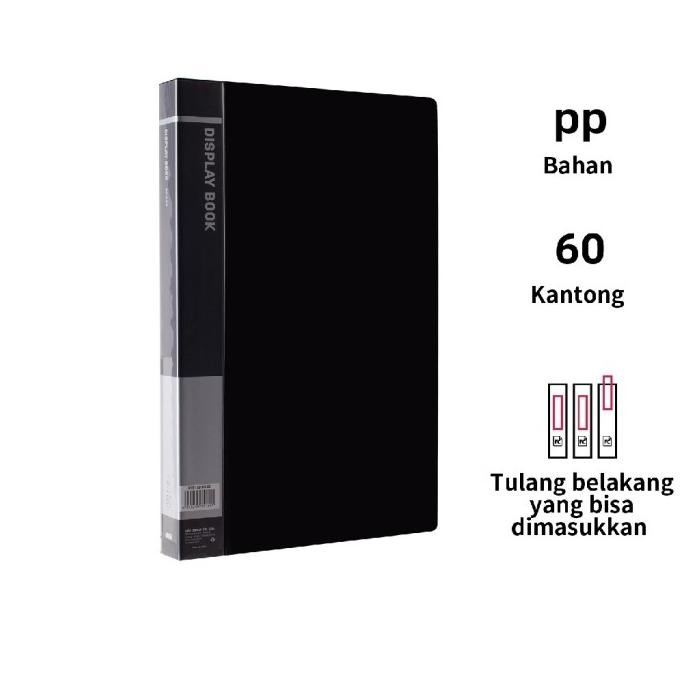 

MAP DOKUMEN CLEAR HOLDER DISPLAY BOOK 60 POKET FOLIO DELI TEBAL STOK TERBATAS