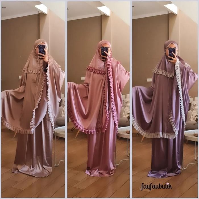 Mukena Faufauhijab Layla 2in1 Plain