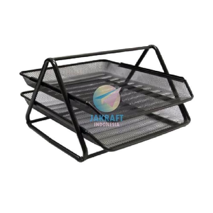 

(1 SET) DESK SET BESI RAK SURAT 2 DUA / 3 TIGA / 4 EMPAT / 5 LIMA SUSUN KNK A4 F4 LETTER DOCUMENT TRAY TEMPAT KERTAS DOKUMEN BUKU MAP STATIONERY PAPER JALA JARING METAL WIRE MESH KOKOH STOK TERBATAS