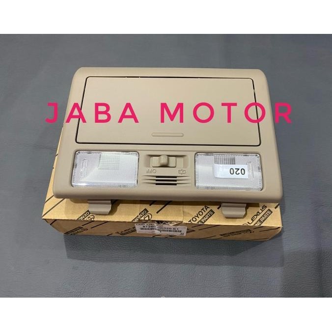 

LAMPU ASSY MAP-LAMPU PLAFON-TEMPAT KACA MATA INNOVA 2004-2015 ORI STOK TERBATAS