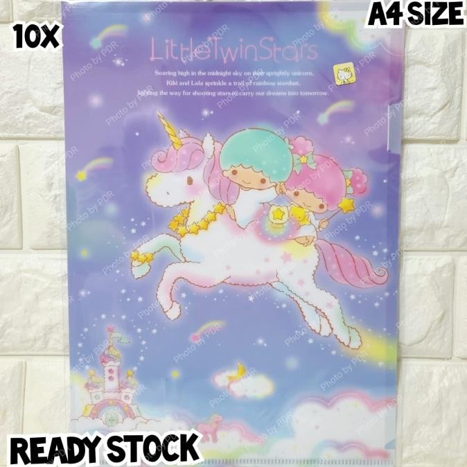 

MAP FOLDER A4 SANRIO ORIGINAL LITTLE TWIN STARS UNICORN STOK TERBATAS
