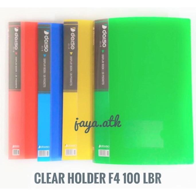 

MAP PLASTIK DOKUMEN CLEAR HOLDER F4 FOLIO 100 LEMBAR STOK TERBATAS
