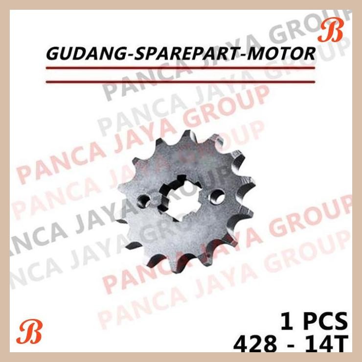 [GSM] GEAR DEPAN 428 14-15 T VIAR CROSS CROS X 100 150 200 MT MF-ES-SE-GT