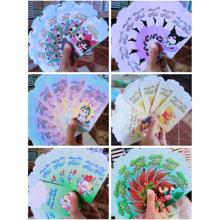 

TERMURAH paket 90pack(900pcs) UK MEDIUM amplop lebaran iQ45