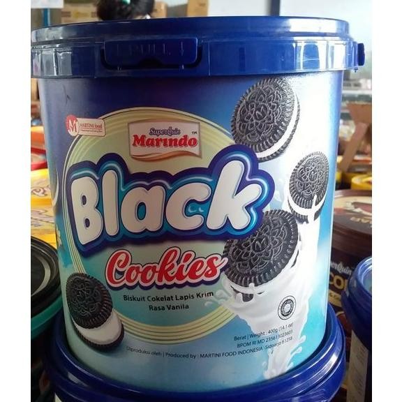 

COD Marindo Black Cookies 350gram Coklat Vanila Biscuits Lebaran IK69