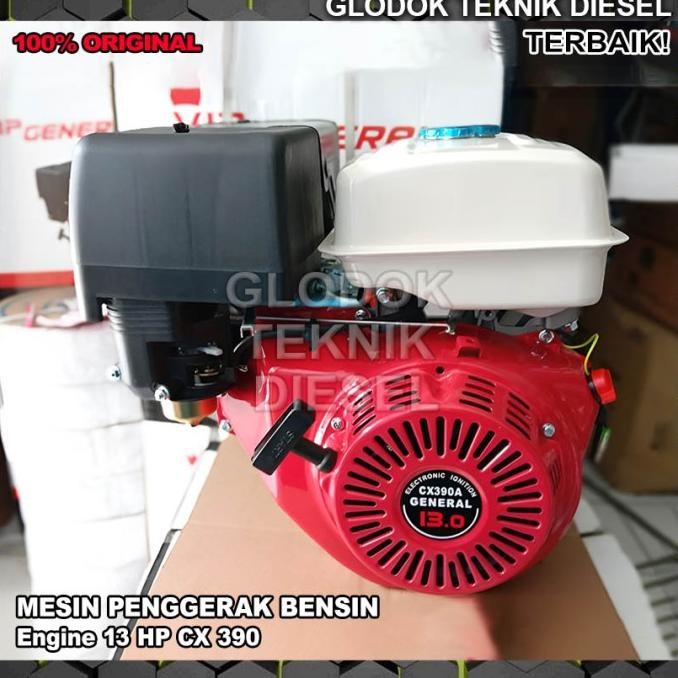 General Mesin Penggerak Bensin 13 Hp Gx 390 Gasoline Engine Cx 390 Ori