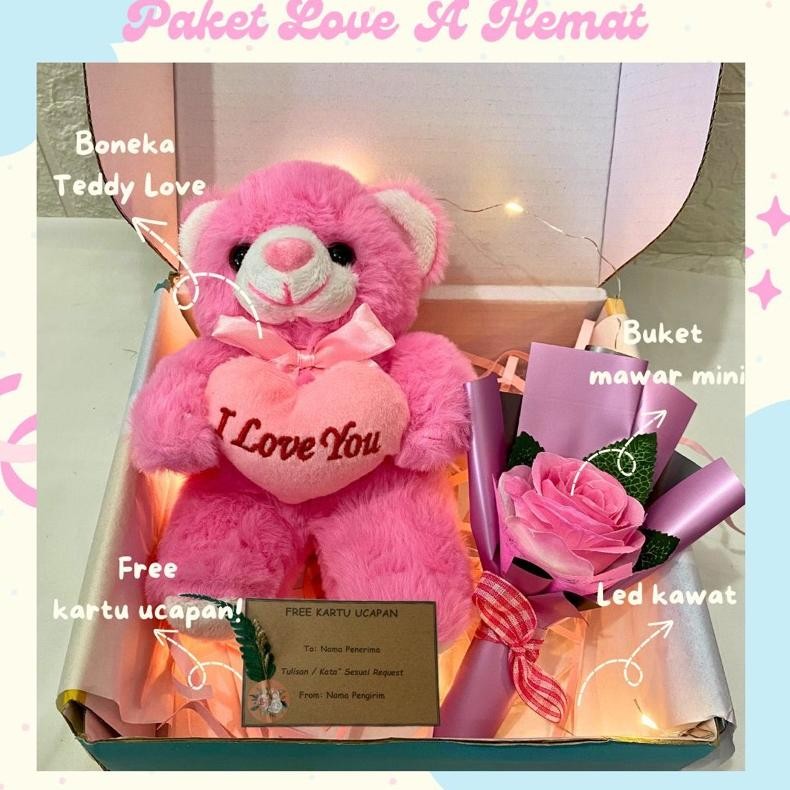 

SPECIAL Kado Boneka Snack Hampers Ulang Tahun Kado Ulang tahun Aniversary Wisuda Kado Valentine Boneka Teddy Bear Buket Mawar Gift Box Hampers TU26