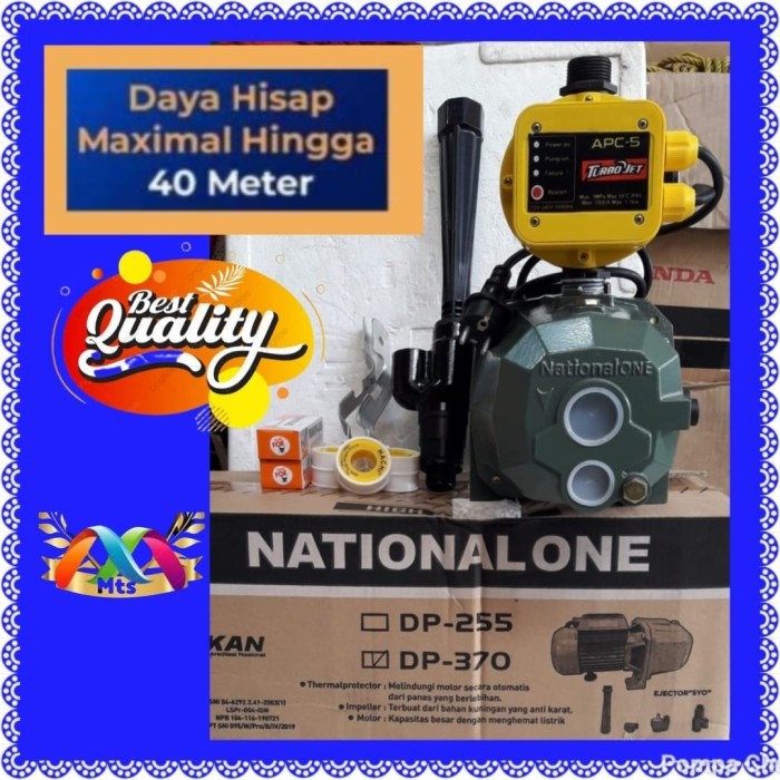 Mesin Pompa Air Jet Pump 40 Meter Pc375Bit Kls Shimizu Pc 375Bit Auto