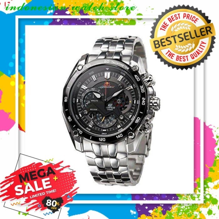 BERMUTU Jam tangan pria edifice EF 550 redbull ori BM + Box set