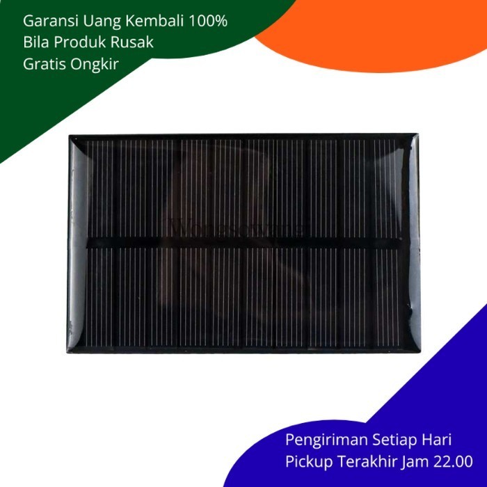 Modul Solar Cell/Solar Panel Surya Mini 5V 1.1W 220Ma Diy