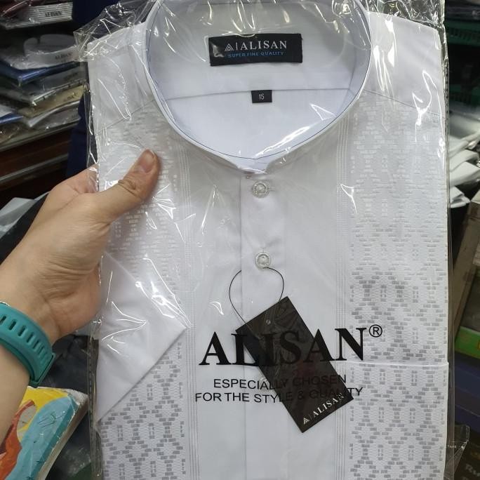 Baju Koko Alisan Lengan Pendek Original Ukuran 15 (M)