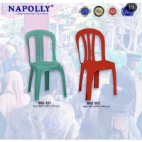KURSI HAJAT / KURSI HAJATAN PLASTIK / KURSI PLASTIK / KURSI SENDER SANDARAN / KURSI BIG 101 C NAPOLL