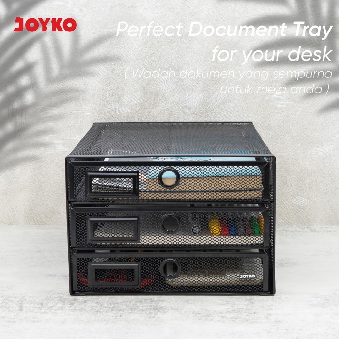 

PROMO! Joyko Document Tray 3 Tier / Rak Kertas Dokumen 3 Susun Wadah Dokumen Meja DT-62