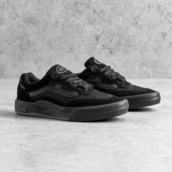 VANS WAYVEE PRO SKATE BLACK BLACK - 100% ORIGINAL RESMI