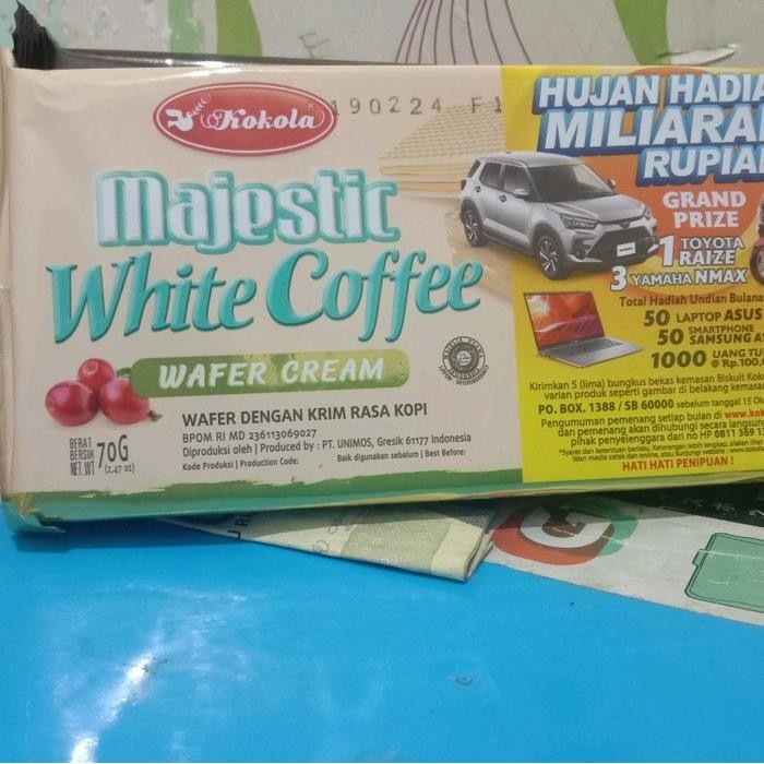 

Promo Wafer Majestic 3 karton isi 90 halal