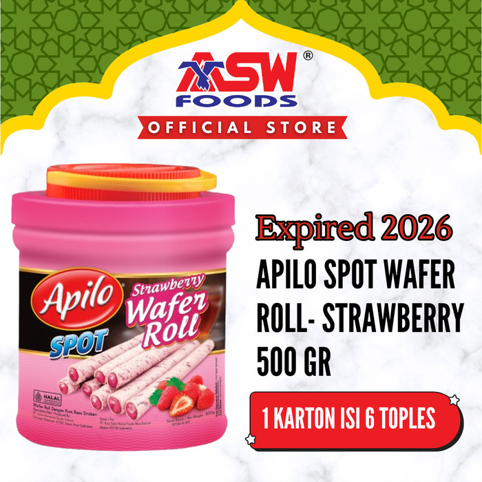 

Apilo Spot Wafer Stick Strawberry 500 gr
