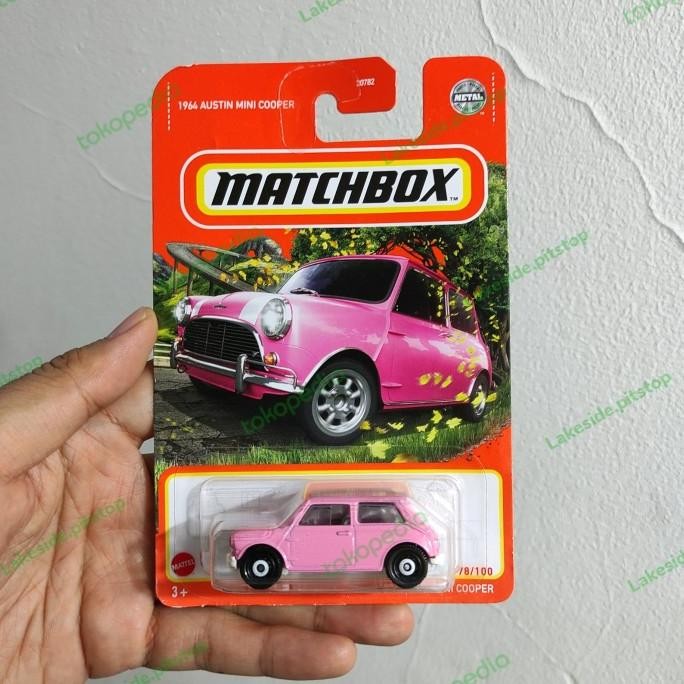 Matchbox Austin Mini Cooper Pink