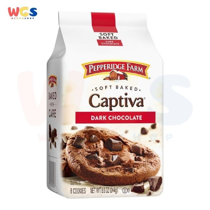 

Biskuit Pepperidge Farm - Captiva Soft Baked Dark Chocolate - 244 Gr