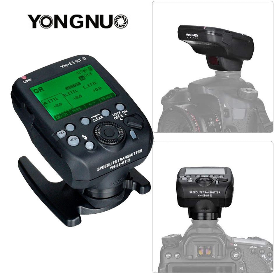 VISCO YN-E3-RT II On-Camera Flash Speedlite Transmitter Radio Trigger for ST-E3-RT 600EX-RT II YN968