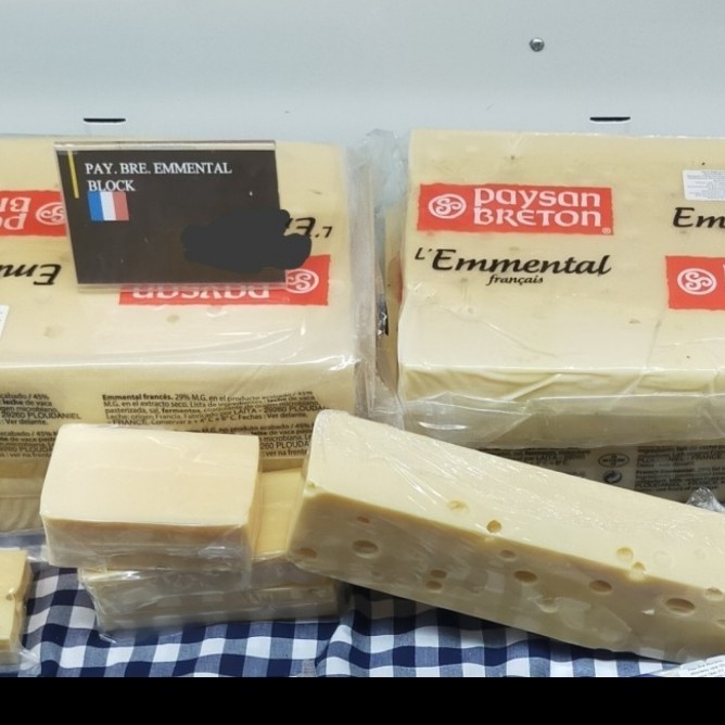 

payson breton emmental cheese keju French 1kg